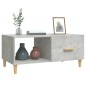 vidaXL Couchtisch Betongrau 89,5x50x40 cm Holzwerkstoff vidaXL Couchtisch Betongrau 89,5x50x40 cm Holzwerkstoff