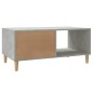 vidaXL Couchtisch Betongrau 89,5x50x40 cm Holzwerkstoff vidaXL Couchtisch Betongrau 89,5x50x40 cm Holzwerkstoff