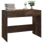 vidaXL Schreibtisch Räuchereiche 101x50x76,5 cm Holzwerkstoff vidaXL Schreibtisch Räuchereiche 101x50x76,5 cm Holzwerkstoff