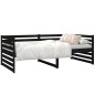 vidaXL Tagesbett Schwarz 90x190 cm Massivholz Kiefer vidaXL Tagesbett Schwarz 90x190 cm Massivholz Kiefer