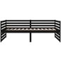 vidaXL Tagesbett Schwarz 90x190 cm Massivholz Kiefer vidaXL Tagesbett Schwarz 90x190 cm Massivholz Kiefer