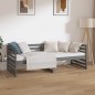 vidaXL Tagesbett Grau 80x200 cm Massivholz Kiefer vidaXL Tagesbett Grau 80x200 cm Massivholz Kiefer