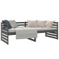 vidaXL Tagesbett Grau 80x200 cm Massivholz Kiefer vidaXL Tagesbett Grau 80x200 cm Massivholz Kiefer