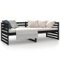 vidaXL Tagesbett Schwarz 80x200 cm Massivholz Kiefer vidaXL Tagesbett Schwarz 80x200 cm Massivholz Kiefer