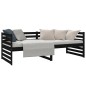 vidaXL Tagesbett Schwarz 80x200 cm Massivholz Kiefer vidaXL Tagesbett Schwarz 80x200 cm Massivholz Kiefer