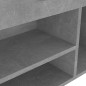 vidaXL Schuhbank mit Kissen Betongrau 104x30x49 cm Holzwerkstoff vidaXL Schuhbank mit Kissen Betongrau 104x30x49 cm Holzwerkstoff