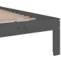 vidaXL Massivholzbett Grau 75x190 cm vidaXL Massivholzbett Grau 75x190 cm