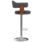 vidaXL 2 Stk. Barhocker Bugholz und Stoff Dunkelgrau vidaXL 2 Stk. Barhocker Bugholz und Stoff Dunkelgrau