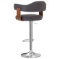 vidaXL 2 Stk. Barhocker Bugholz und Stoff Dunkelgrau vidaXL 2 Stk. Barhocker Bugholz und Stoff Dunkelgrau