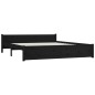 vidaXL Massivholzbett Schwarz 200x200 cm vidaXL Massivholzbett Schwarz 200x200 cm