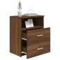 vidaXL Nachttische 2 Stk. Braun Eichen-Optik 50x32x60 cm vidaXL Nachttische 2 Stk. Braun Eichen-Optik 50x32x60 cm