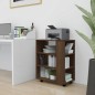 vidaXL Rollschrank Braun Eichen-Optik 60x35x75 cm Holzwerkstoff vidaXL Rollschrank Braun Eichen-Optik 60x35x75 cm Holzwerkstoff