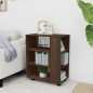 vidaXL Rollschrank Braun Eichen-Optik 60x35x75 cm Holzwerkstoff vidaXL Rollschrank Braun Eichen-Optik 60x35x75 cm Holzwerkstoff