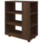 vidaXL Rollschrank Braun Eichen-Optik 60x35x75 cm Holzwerkstoff vidaXL Rollschrank Braun Eichen-Optik 60x35x75 cm Holzwerkstoff