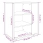 vidaXL Rollschrank Braun Eichen-Optik 60x35x75 cm Holzwerkstoff vidaXL Rollschrank Braun Eichen-Optik 60x35x75 cm Holzwerkstoff