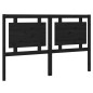 vidaXL Kopfteil Schwarz 155,5x4x100 cm Massivholz Kiefer vidaXL Kopfteil Schwarz 155,5x4x100 cm Massivholz Kiefer