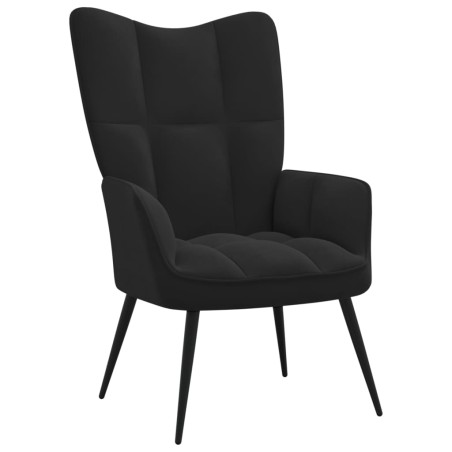 vidaXL Relaxsessel Schwarz Samt