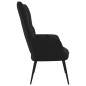 vidaXL Relaxsessel Schwarz Samt vidaXL Relaxsessel Schwarz Samt