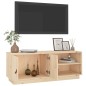 vidaXL TV-Schrank 105x34x40 cm Massivholz Kiefer vidaXL TV-Schrank 105x34x40 cm Massivholz Kiefer