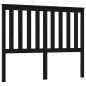 vidaXL Kopfteil Schwarz 141x6x101 cm Massivholz Kiefer vidaXL Kopfteil Schwarz 141x6x101 cm Massivholz Kiefer