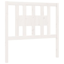 vidaXL Kopfteil Weiß 106x4x100 cm Massivholz Kiefer