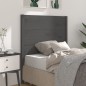 vidaXL Kopfteil Grau 106x4x100 cm Massivholz Kiefer