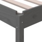 vidaXL Stapelbett Grau 100x200 cm Massivholz Kiefer vidaXL Stapelbett Grau 100x200 cm Massivholz Kiefer
