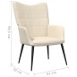 Relaxsessel Creme Stoff Relaxsessel Creme Stoff