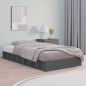 vidaXL Massivholzbett Grau 140x190 cm vidaXL Massivholzbett Grau 140x190 cm