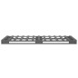 vidaXL Palettenbett Grau 75x190 cm Massivholz Kiefer vidaXL Palettenbett Grau 75x190 cm Massivholz Kiefer