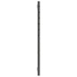 vidaXL Wand-Kopfteil Grau 186x3x91,5 cm Massivholz Kiefer