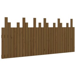 vidaXL Wand-Kopfteil Honigbraun 185x3x80 cm Massivholz Kiefer