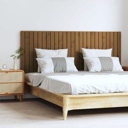 vidaXL Wand-Kopfteil Honigbraun 159,5x3x60 cm Massivholz Kiefer