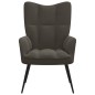 vidaXL Relaxsessel Dunkelgrau Samt vidaXL Relaxsessel Dunkelgrau Samt