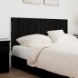 vidaXL Wand-Kopfteil Schwarz 140x3x60 cm Massivholz Kiefer