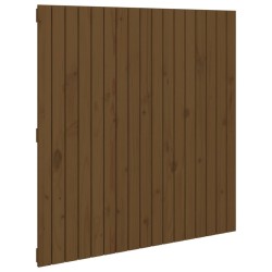 vidaXL Wand-Kopfteil Honigbraun 108x3x110 cm Massivholz Kiefer