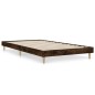 vidaXL Bettgestell Räuchereiche 100x200 cm Holzwerkstoff vidaXL Bettgestell Räuchereiche 100x200 cm Holzwerkstoff