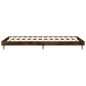 vidaXL Bettgestell Räuchereiche 100x200 cm Holzwerkstoff vidaXL Bettgestell Räuchereiche 100x200 cm Holzwerkstoff
