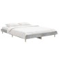 vidaXL Bettgestell Betongrau 135x190 cm Holzwerkstoff vidaXL Bettgestell Betongrau 135x190 cm Holzwerkstoff