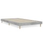 vidaXL Bettgestell Betongrau 90x190 cm Holzwerkstoff vidaXL Bettgestell Betongrau 90x190 cm Holzwerkstoff