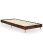 vidaXL Bettgestell Räuchereiche 75x190 cm Holzwerkstoff vidaXL Bettgestell Räuchereiche 75x190 cm Holzwerkstoff