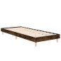 vidaXL Bettgestell Räuchereiche 75x190 cm Holzwerkstoff vidaXL Bettgestell Räuchereiche 75x190 cm Holzwerkstoff