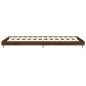 vidaXL Bettgestell Braun Eichen-Optik 100x200 cm Holzwerkstoff vidaXL Bettgestell Braun Eichen-Optik 100x200 cm Holzwerkstoff