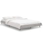 vidaXL Bettgestell Grau Sonoma 120x190 cm Holzwerkstoff vidaXL Bettgestell Grau Sonoma 120x190 cm Holzwerkstoff