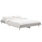 vidaXL Bettgestell Grau Sonoma 120x190 cm Holzwerkstoff vidaXL Bettgestell Grau Sonoma 120x190 cm Holzwerkstoff
