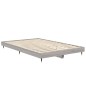 vidaXL Bettgestell Grau Sonoma 120x190 cm Holzwerkstoff vidaXL Bettgestell Grau Sonoma 120x190 cm Holzwerkstoff