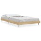 vidaXL Bettgestell Sonoma-Eiche 90x190 cm Holzwerkstoff vidaXL Bettgestell Sonoma-Eiche 90x190 cm Holzwerkstoff