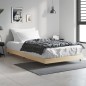 vidaXL Bettgestell Sonoma-Eiche 90x190 cm Holzwerkstoff vidaXL Bettgestell Sonoma-Eiche 90x190 cm Holzwerkstoff