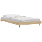 vidaXL Bettgestell Sonoma-Eiche 90x190 cm Holzwerkstoff vidaXL Bettgestell Sonoma-Eiche 90x190 cm Holzwerkstoff