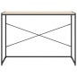vidaXL Computertisch Schwarz und Eiche-Optik 110x60x70cm Holzwerkstoff vidaXL Computertisch Schwarz und Eiche-Optik 110x60x70cm Holzwerkstoff